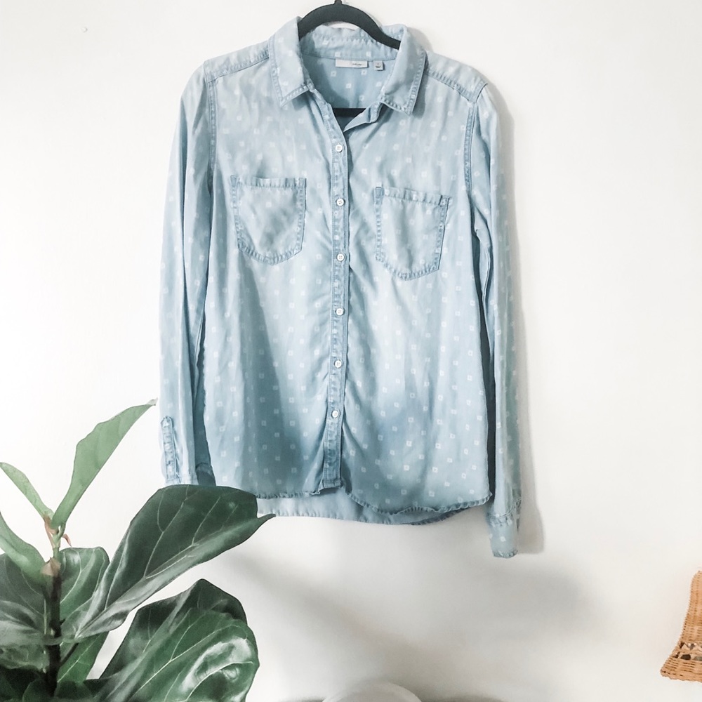 Halogen | Chambray| Sz S